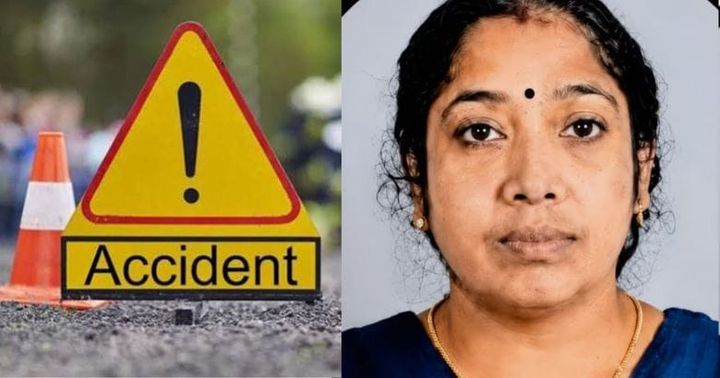 നായ കുറുകെ ചാടിയതിനെ തുടർന്ന് ബൈക്ക് മറിഞ്ഞു; യുവതി മരിച്ചു, ഭര്‍ത്താവിന് പരിക്ക്‌