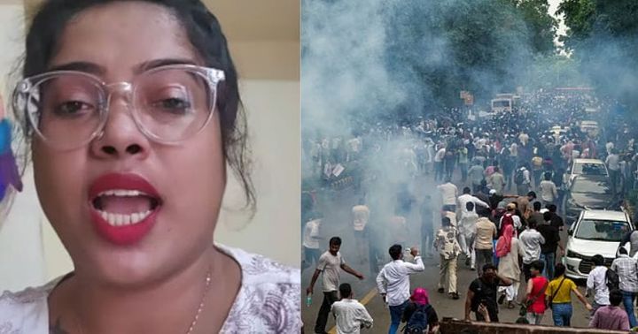 'സിജെപി പ്രതിഷേധം സമാധാനപരമായിരുന്നു; പൊലീസ് അതിക്രമിച്ചു'; ദിയ സനയുടെ ആരോപണം