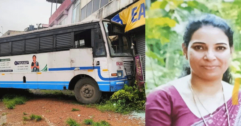 കെഎസ്ആർടിസി ബസ് ഇടിച്ച് വഴിയാത്രക്കാരി മരിച്ചു; അപകടം ഡ്രൈവർ കുഴഞ്ഞുവീണതിനെത്തുടർന്ന്