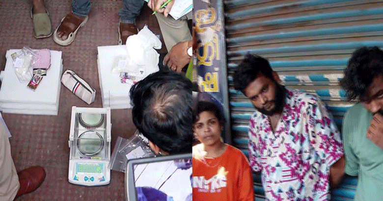 പാലക്കാട്  ഒരു കോടിയുടെ ലഹരിയുമായി ദമ്പതികളടക്കം മൂന്ന് പേര്‍ പിടിയില്‍