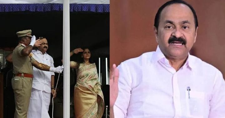 സ്വാതന്ത്ര്യദിന ചടങ്ങിൽ വന്ദേമാതരമില്ല;വിവാദം രാഷ്ട്രീയമായി മുതലെടുത്ത് വി ഡി സതീശൻ