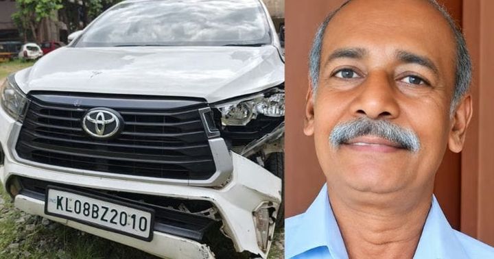 നിയന്ത്രണം വിട്ട കാർ ഇടിച്ചുകയറി; റോഡരികില്‍ ബസ് കാത്തുനിന്ന ഒരാൾക്ക് ദാരുണാന്ത്യം, മൂന്ന് പേർക്ക് പരിക്ക്