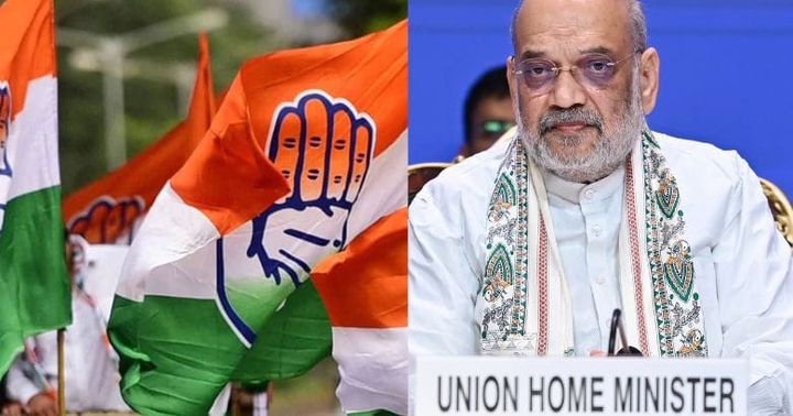 അമിത് ഷായുടെ വാഹനവ്യൂഹത്തിന് മുന്നിൽ ചാടി യൂത്ത് കോൺഗ്രസ്; കൊല്ലത്ത് കരിങ്കൊടി പ്രതിഷേധം
