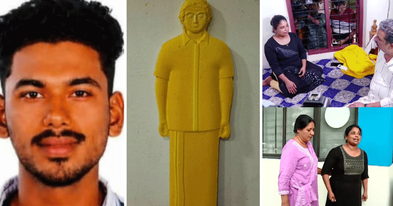 നീണ്ടകര ദുരന്തം: കാണാതായ മകനായി തടിയിൽ രൂപമുണ്ടാക്കി ദഹിപ്പിച്ച് അമ്മ