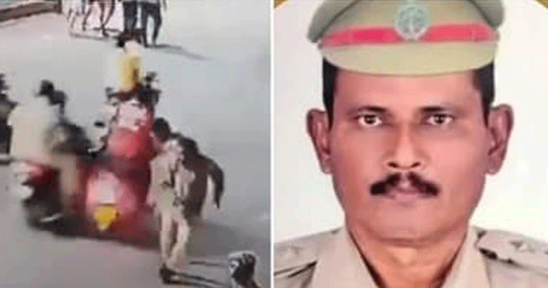 ഗണേശ നിമജ്ജന ഡ്യൂട്ടിക്കിടെ ഇരുചക്രവാഹനമിടിച്ച് സബ് ഇൻസ്പെക്ടർക്ക് ദാരുണാന്ത്യം; വാഹനം നിർത്താതെ പോയി