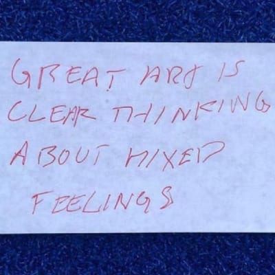 The Year of Not Flinching