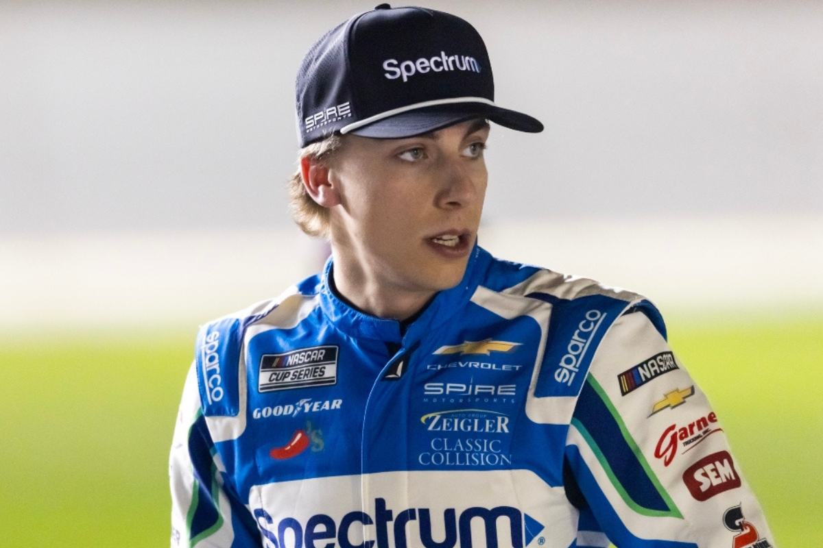 One year later, Carson Hocevar is still the same driver EchoPark met in 2025 Post feature image