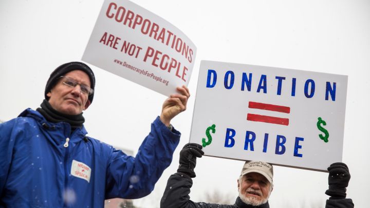 Citizens United protest