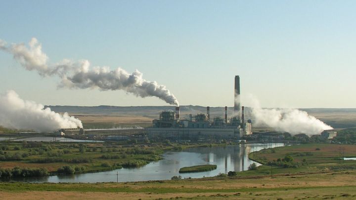 Dave Johnson coal-fired power plant, central Wyoming