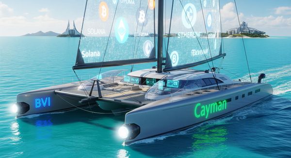 Crypto catamaran: why, when, and how to use the BVI & Cayman structure for token issuance