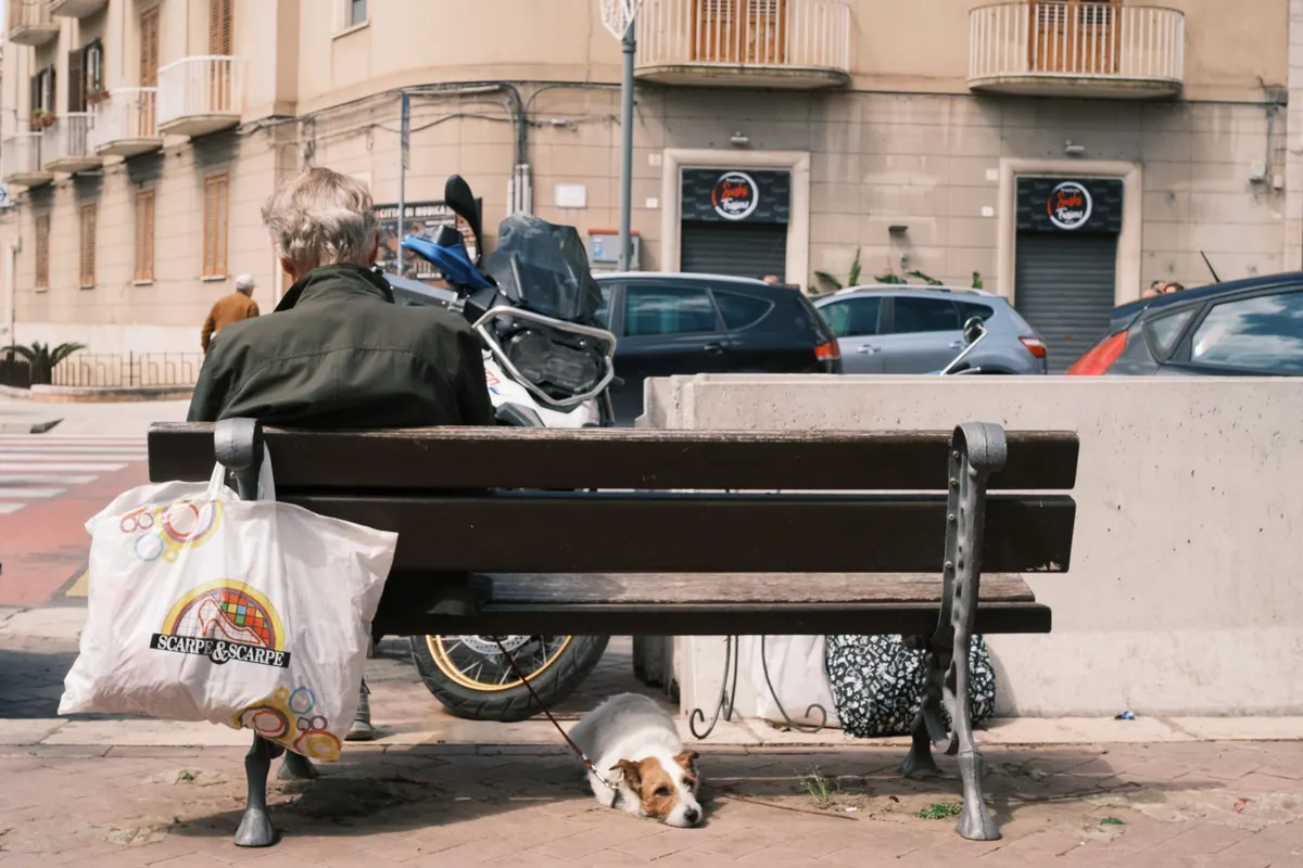 030 - Rest, Urban Design, and Three Guys on a Bench in Noto