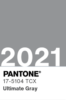 Color swatch PANTONE 17-5104 Ultimate Gray
