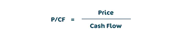 Formula: P/CF = Price / Cash Flow
