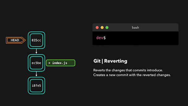 animation showing how git revert works
