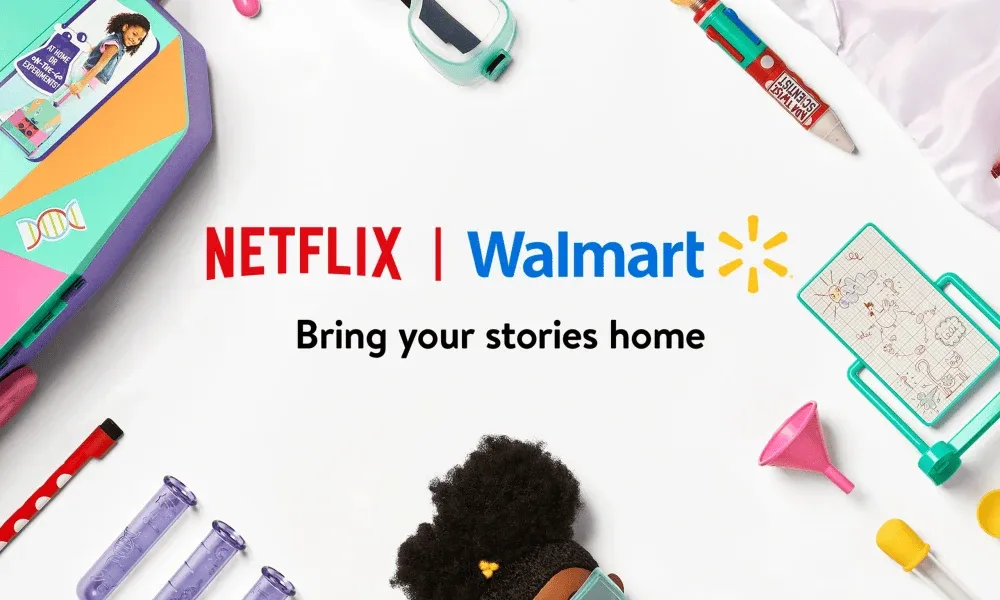 NETFLIX and Walmart logos