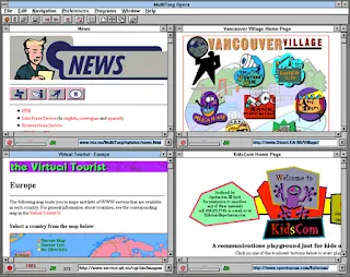 Opera browser page