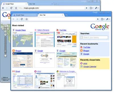 Google Chrome browser page