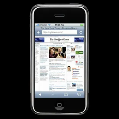 Iphone with safari mobile