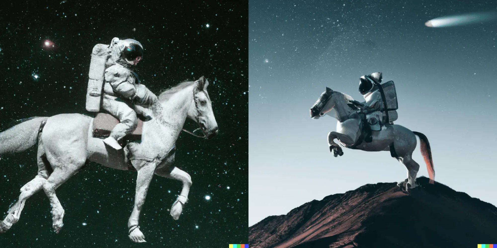 Astronaut on horseback