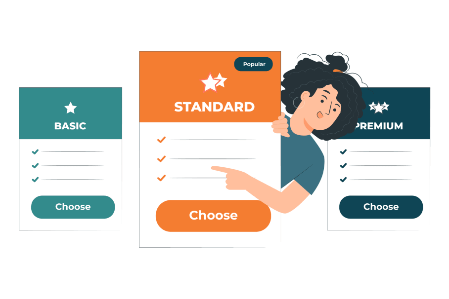 Еhree cards: basic, premium and standard, which is popular