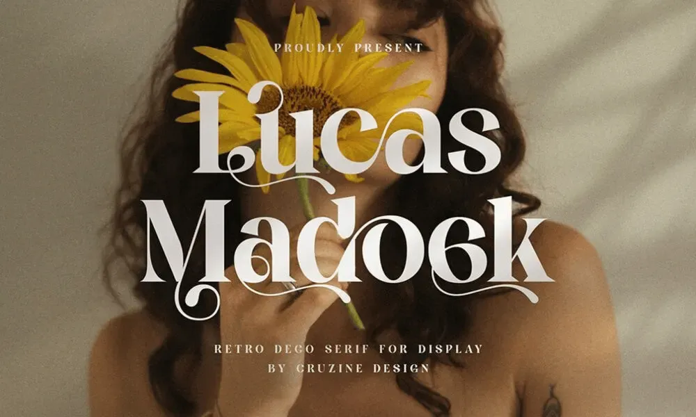 Lucas Madock Retro Deco Serif