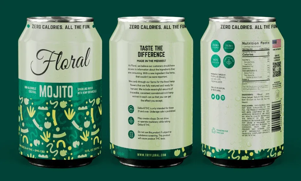 Floral Mojito can