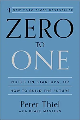 Book cover of Zero to one