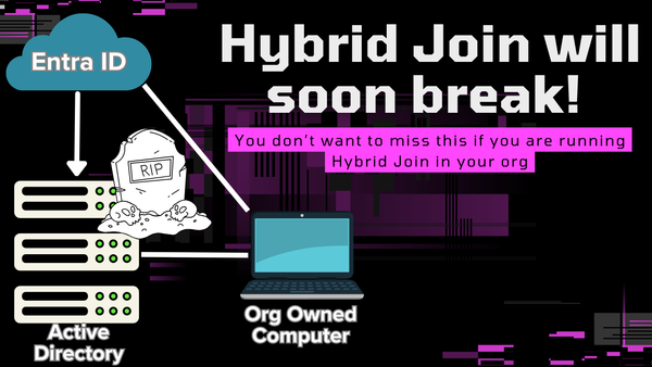 Hybrid join will break☠️at the end of May 2025