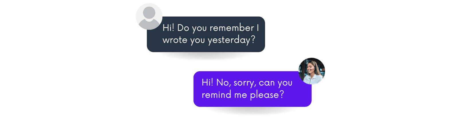 Lack of personalization