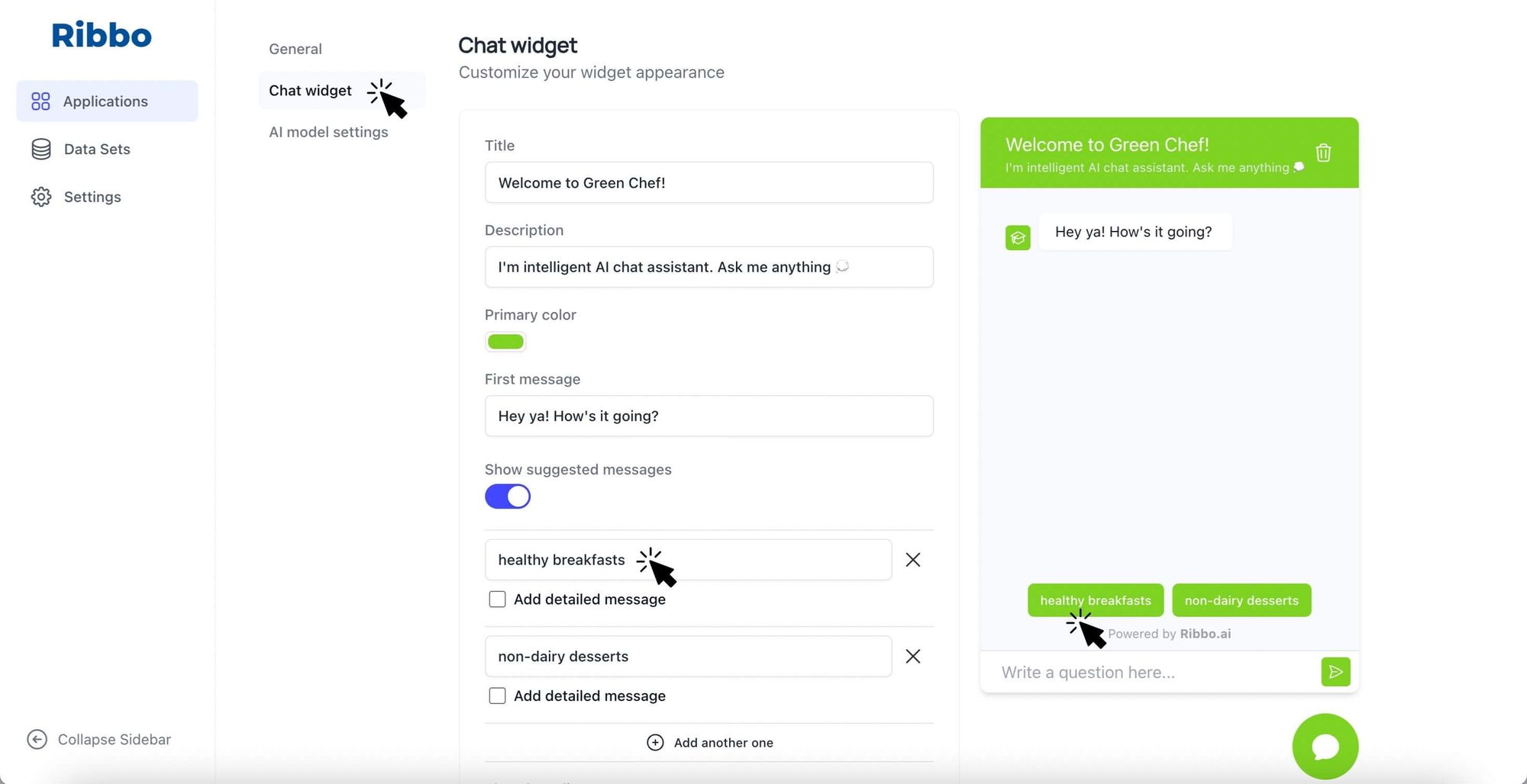 Ribbo AI Customization