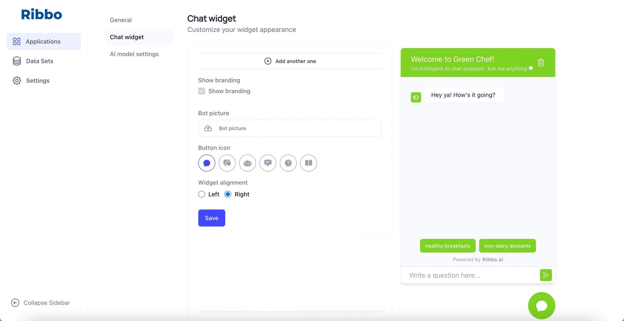 Ribbo AI Customization