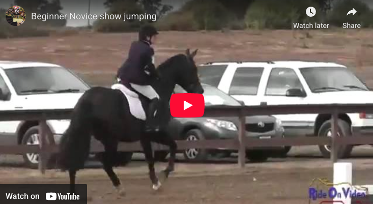 Video # 31: This is Nanna and her 6 year old mare in the show jumping!