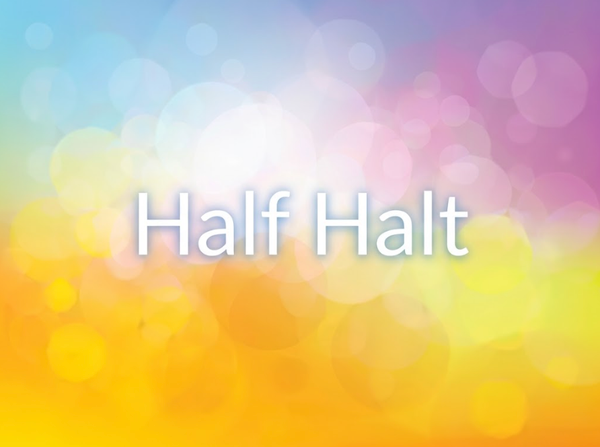 Guest Blog post # 72: "An Aspirational Half Halt?" by Bill Woods