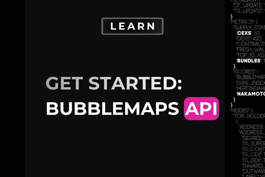 Get Started with Bubblemaps API