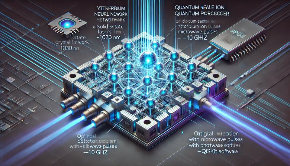 Quantum Neural Network Based on Ytterbium (Yb³⁺) Ion Quantum Processor