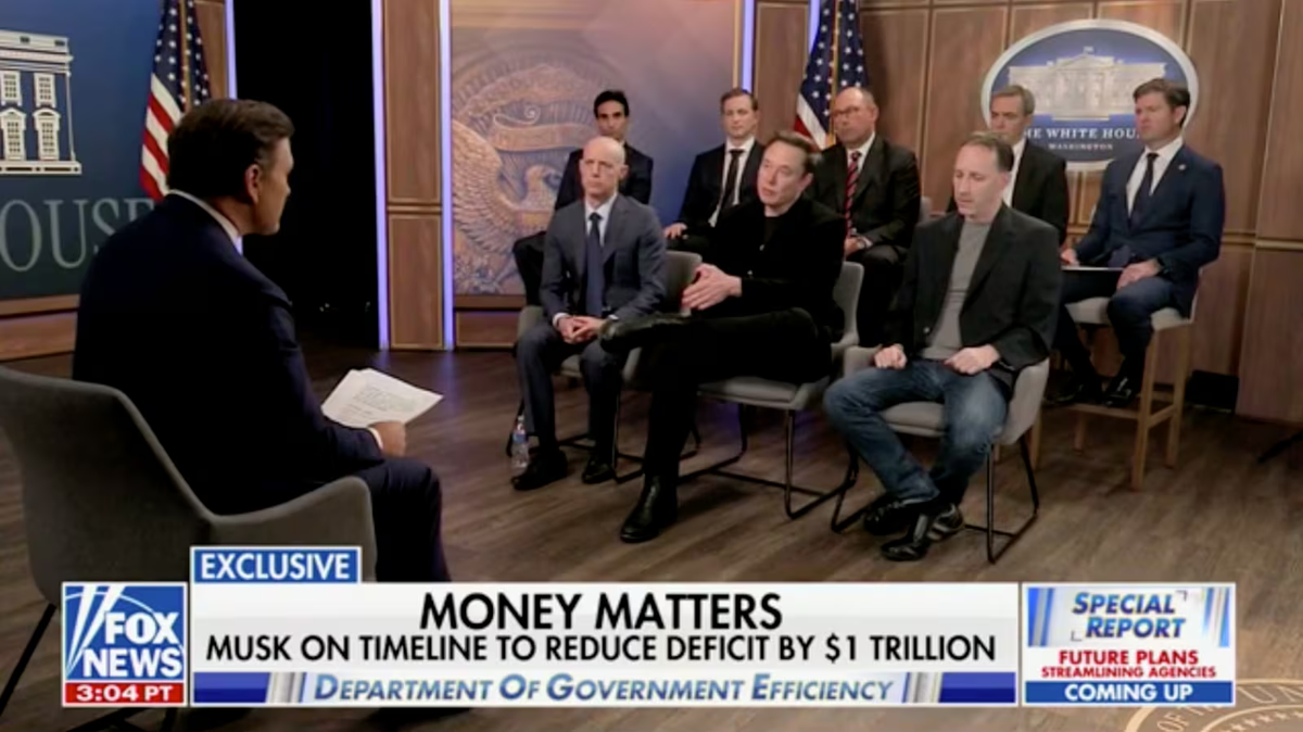 马斯克携DOGE团队接受采访，试图为自己辩护