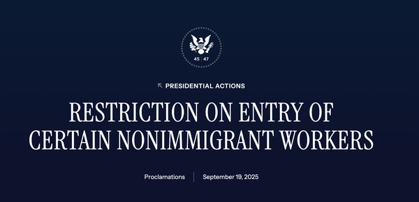 白宫和USCIS澄清新H-1B签证费用不适用于现有签证持有者