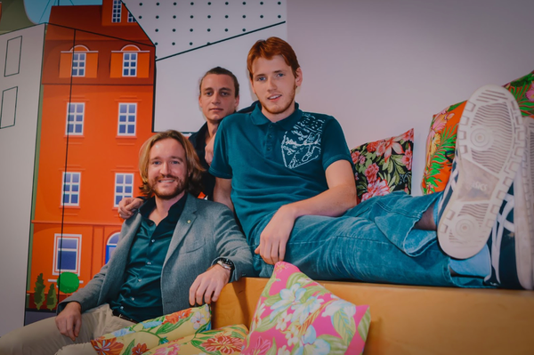 Matteo Cernuschi, Marzio Schena, Grégoire Mathonet (left to right), co-founders of ANote Music 