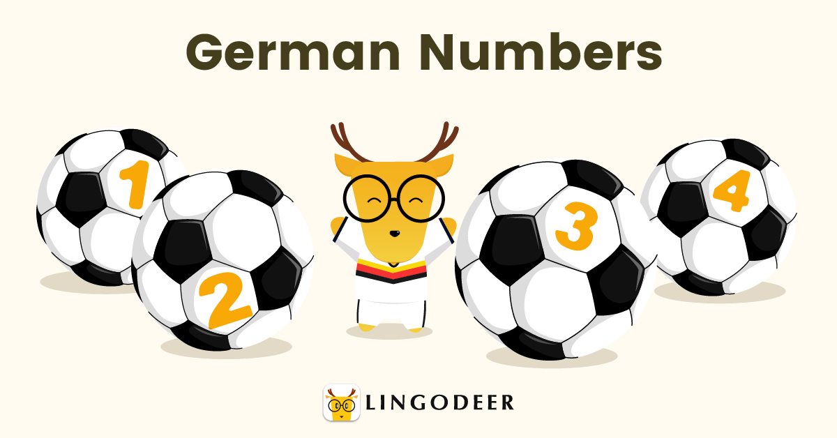 how to count in German
