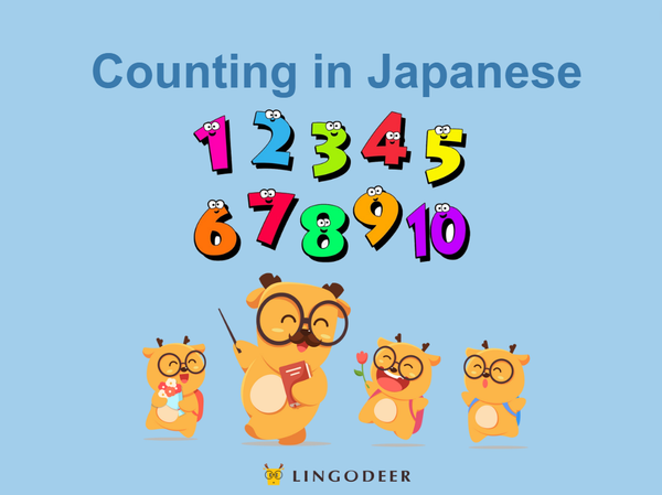 Count in Japanese