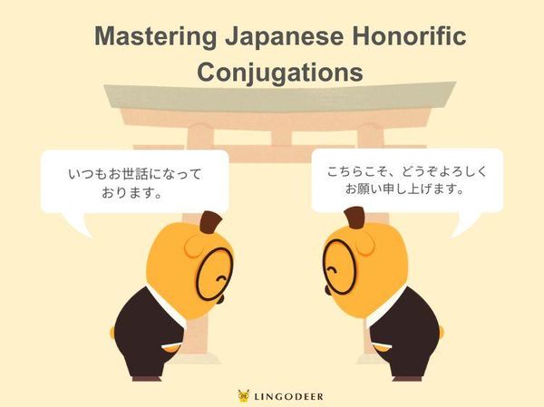 Japanese Honorific Conjugations: Speak Japanese with Respect