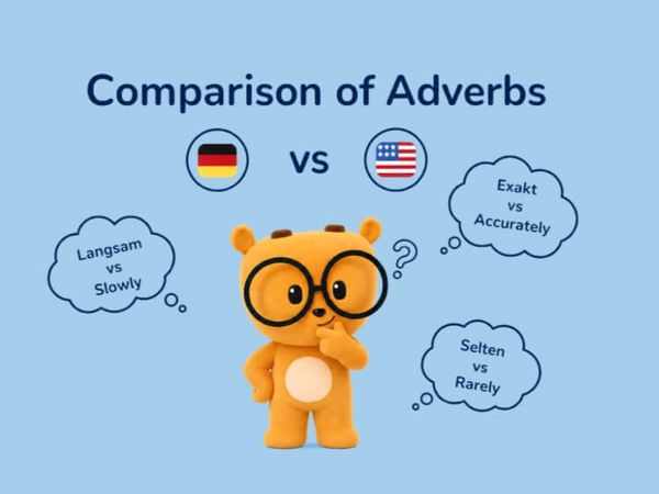 Comparison of German and English Adverbs