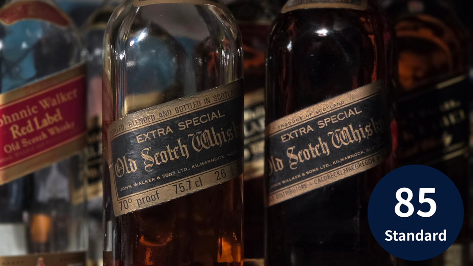 Johnnie Walker Black Label 
- Extra Special Old Scotch Whisky