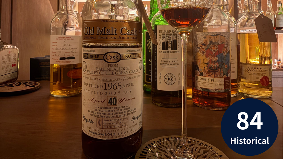 Glenfarclas Ballindalloch Valley of the Green Grass 1965 40y OMC