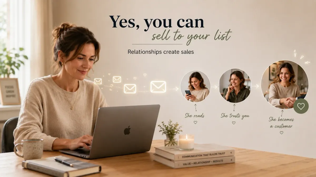 You won’t lose your readers by selling to them