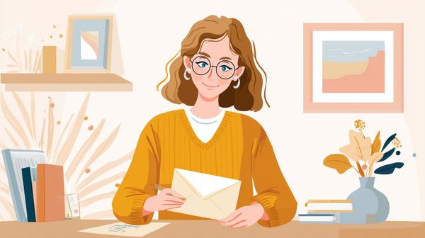 She hadn't written her newsletter in a whole year