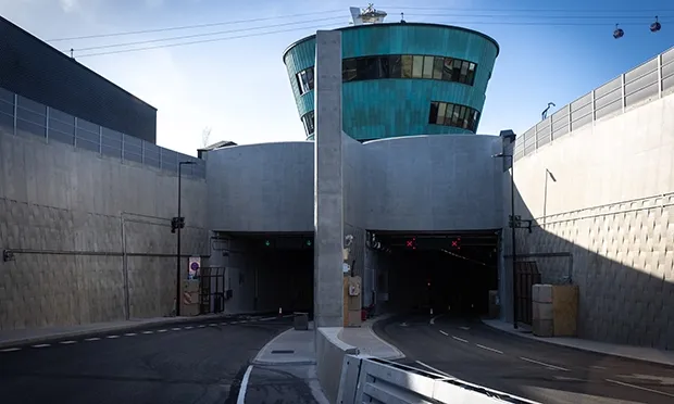 The Silvertown Tunnel entrance