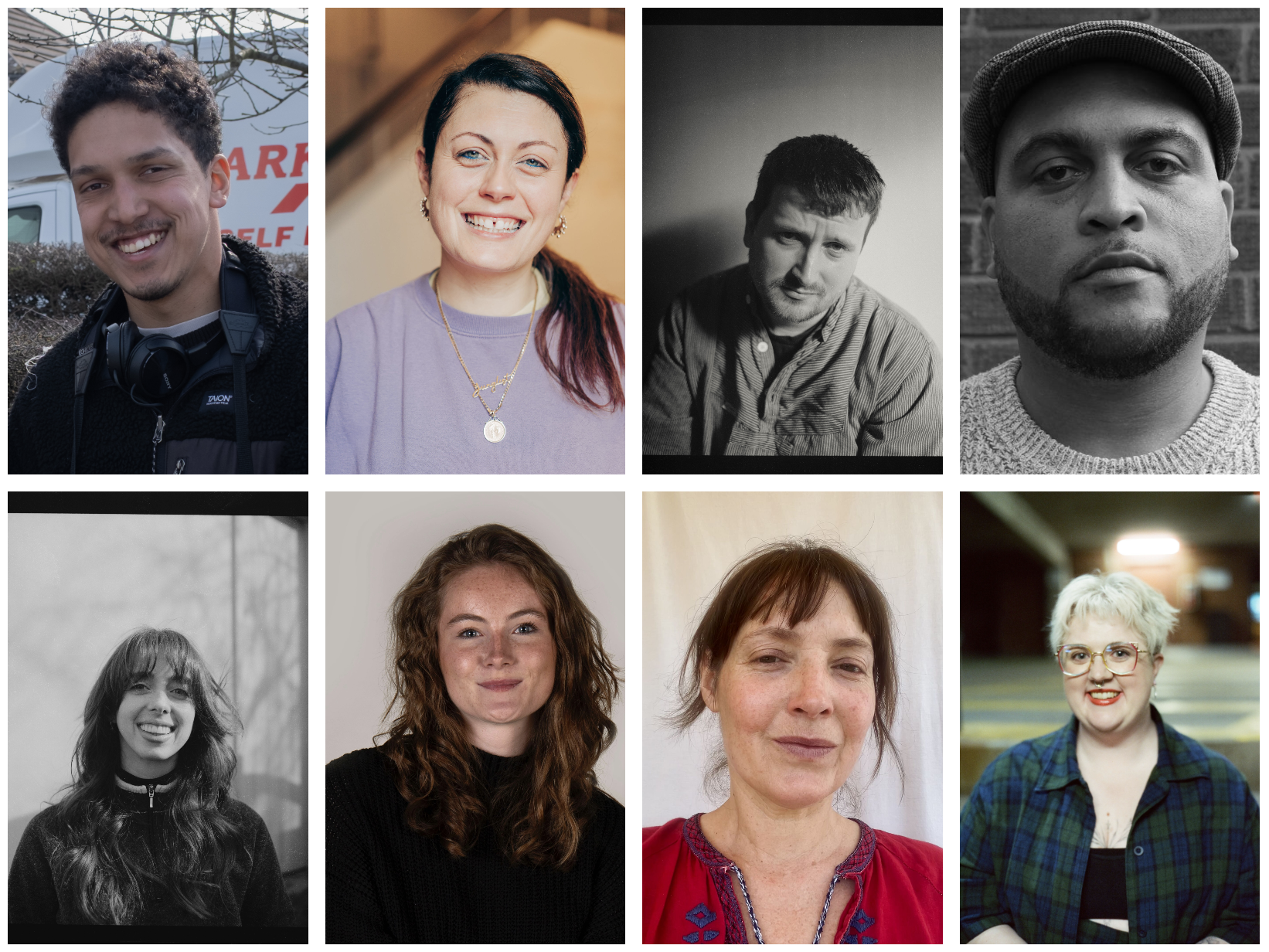 Headshots of the BFI's Beyond Shorts participants