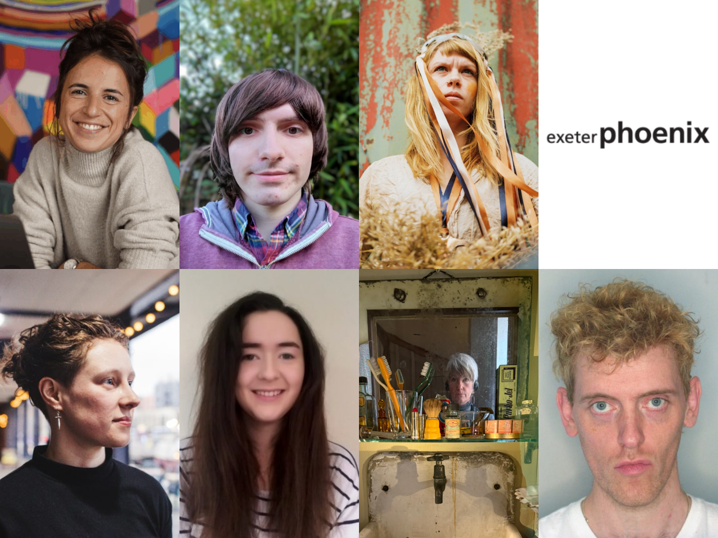 Headshots of the filmmakers commissioned by Exeter Phoenix