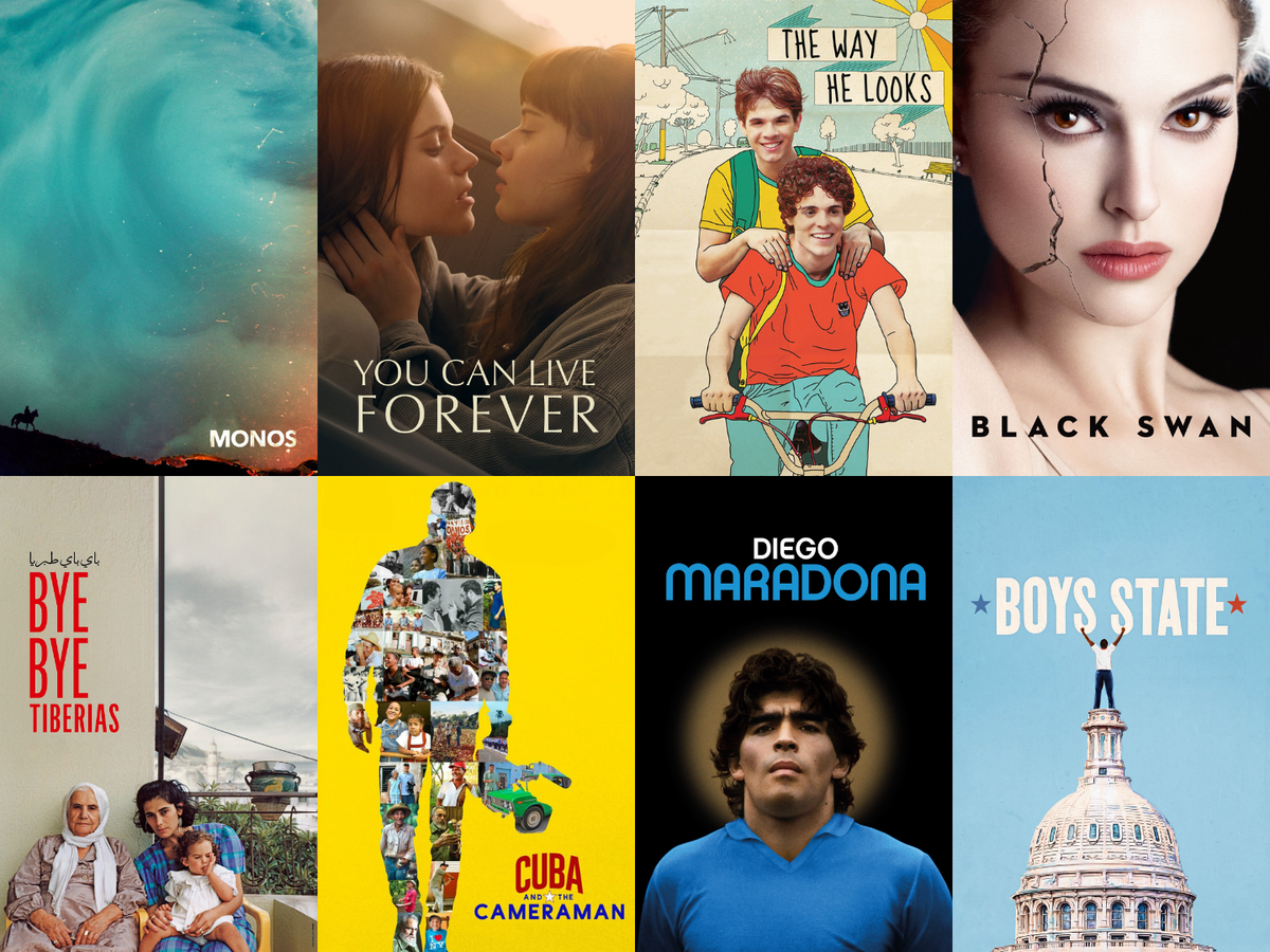 Film posters for this month's selection
